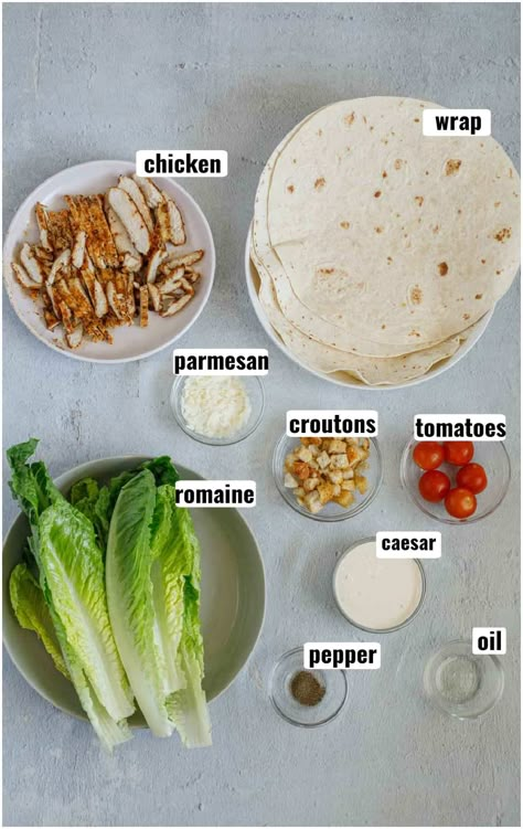 Chicken Caesar Wrap Recipe, Chicken Caesar Salad Wraps, Caesar Wrap, Chicken Caesar Wrap, Chicken Wrap Recipes, Wrap Recipe, Healthy Wraps, Chicken Wrap, Healthy Workout