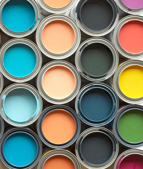 paint-cans-e566c378 Paint Storage Ideas, Paint Branding, Shooting Board, Mason Jar Storage, Simple Paint, Acrylic Containers, Different Types Of Painting, Up Painting, Paint Your House