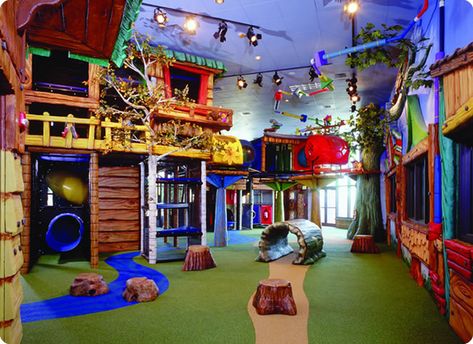 Kids dream playroom Huge Playroom Ideas, Amazing Playroom Ideas, Big Playroom Ideas, Jungle Gym Playroom, Playground Basement, Playroom Design Indoor Playground, Huge Playroom, Playroom Themes, Basement Playground