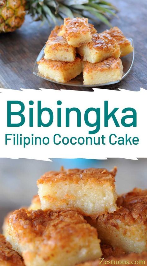 Bibingka Fancy Baking, Filipino Food Dessert, Simple Cakes, Snack Cakes, Wild Goose, White Cakes, Sweet Cooking, Apple Dessert, Recipes For