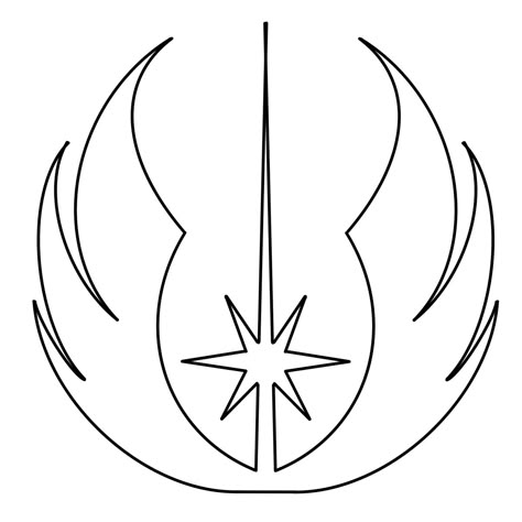 Republic Symbol Star Wars, Jedi Knight Tattoo, Star Wars Embroidery Designs, Star Wars Emblems, Jedi Symbol Tattoo, Star Wars Art Drawings Easy, Simple Star Wars Tattoo, Starwars Embroidery, Star Wars Symbols Tattoo