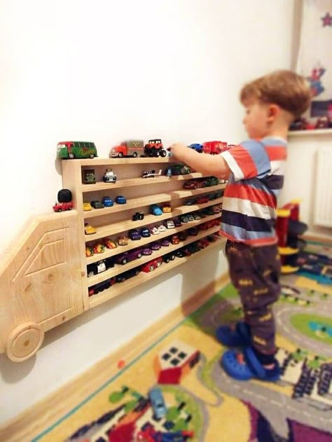 Hot Wheels Room, Boys Wall Decor, Toddler Boy Room Decor, Car Display, Cars Room, Car Bedroom, Toddler Room Decor, Toddler Boys Room, Kids Bedroom Designs