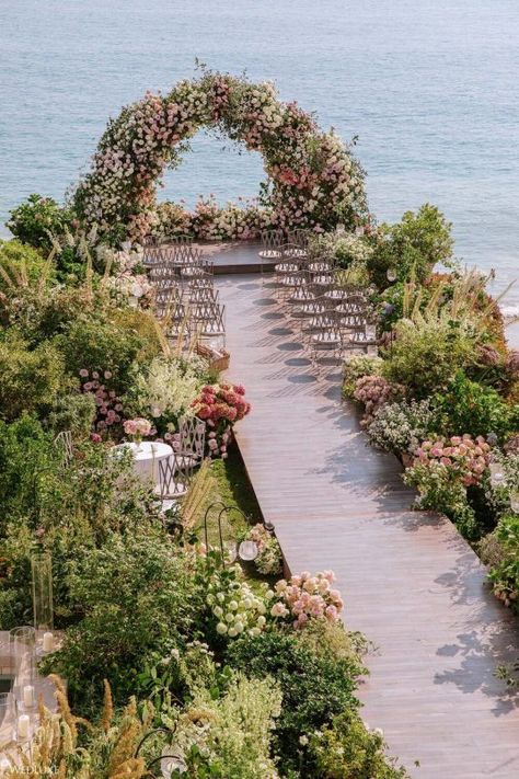 Sunset Beach Weddings, Oceanfront Wedding, Seaside Style, Salou, Beach Gardens, Miami Wedding, Wedding Aisle, Wedding Mood, Dreamy Wedding