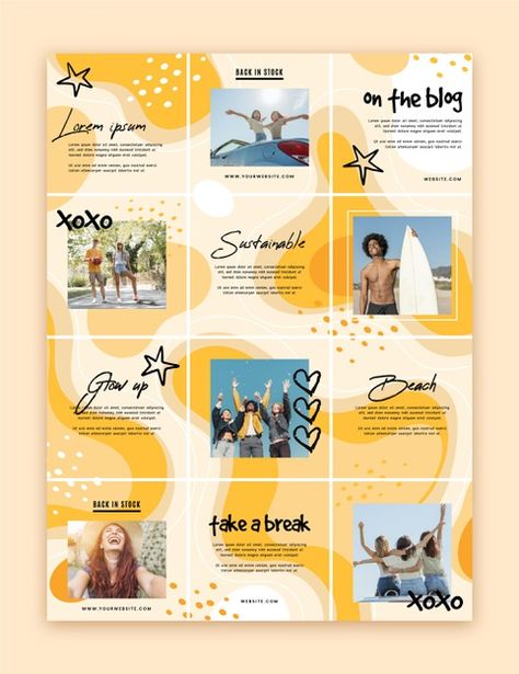 Instagram Feed Template Free Download, Ig Feed Template, Free Instagram Template, Instagram Puzzle Feed Template, Instagram Feed Template, Instagram Banners, Insta Templates, Instagram Puzzle Feed, Instagram Grid Design