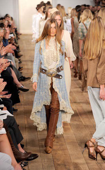 boho Prairie Fashion, Models Walk, Ralph Lauren Womens Clothing, Style Pantry, 2011 Fashion, September 16, Ralph Lauren Collection, Outfit Casual, Aesthetic Fashion