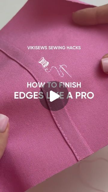 Last time, we shared how to sew a French seam as part of our #vikisews_sewinghacks series. Today we will show you another way how you can... | Instagram Flat Seams Sewing Tutorials, Sewing Basics Tutorials, French Seams Tutorial, How To Sew A Hidden Stitch, Flat Felt Seam, How To Sew A French Seam, Professional Sewing Techniques, Sleeve Types And Styles Chart, Sewing Seams By Hand