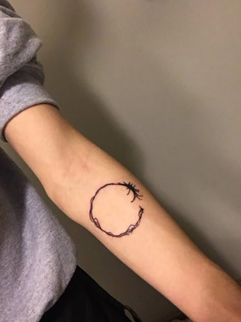 F Tattoo, Tattoo Mistakes, Taboo Tattoo, Nerd Tattoo, Movie Tattoo, Circle Tattoo, Circle Tattoos, Movie Tattoos, Clever Tattoos