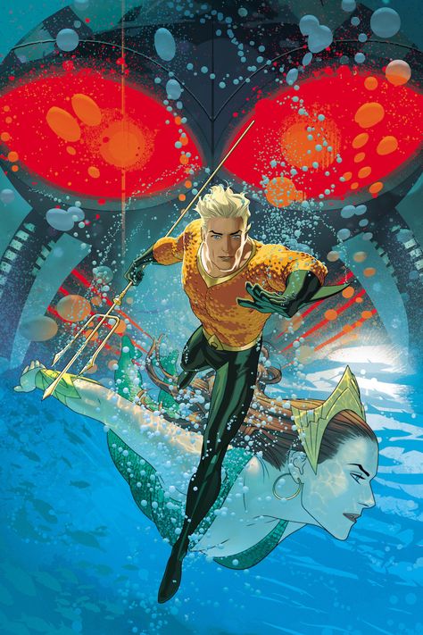 Joshua Middleton, Aquaman Dc Comics, Arthur Curry, Dc Rebirth, Univers Dc, Arte Dc Comics, Dc Comics Characters, Detective Comics, Dc Characters