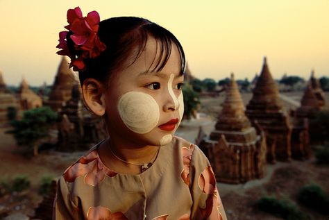 Bagan, Myanmar     Nat Geo Thanaka Myanmar, Myanmar Thanaka, Collection Moodboard, Myanmar Art, Myanmar Dress, Yangon, Wayne Dyer, Face Photography, We Are The World