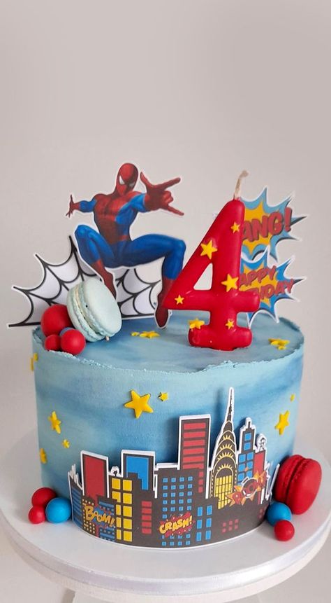 spider man cake, spider man birthday cake, spider man themed cake, birthday cake ideas, celebration cake children, spider man cake ideas Spiderman Themed Cake Ideas, Simple Spider Man Cake Design, Spider Man Theme Cake Design, Spider Man Themed Cake, Spider Man Birthday Cake Ideas, Birthday Cake Spiderman Ideas, 4 Spiderman Cake, Blue Spiderman Cake, Spiderman Cake Birthday Boys