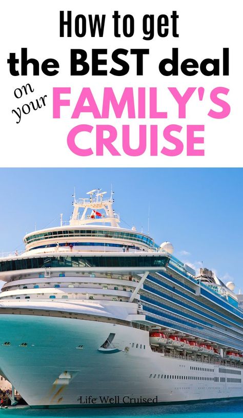 Best Family Cruises, Cruise Secrets, Best Cruise Deals, Best Cruise Lines, Best Cruise Ships, Cruise Planning, How To Book A Cruise, Cruise Excursions, Cruise Destinations