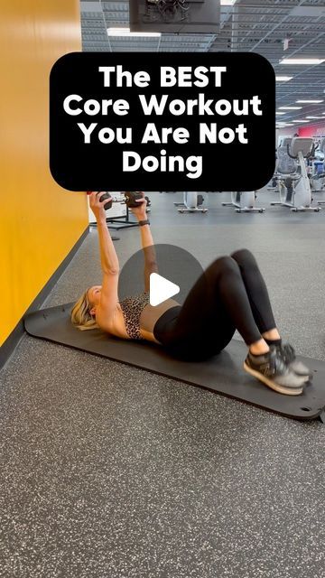 Nikki Polos | Workouts for Women on Instagram: "💪🔥 Ready to take your core workout to the next level? Say goodbye to boring crunches and hello to the best core workout you're not doing! All you need is one dumbbell and 30 seconds for each of these six killer exercises. Then Repeat! Trust me, your abs will thank you later! 💥 #CoreWorkout #DumbbellWorkout #FitnessGoals #SixPackAbs #ChallengeAccepted" Exercise Using Dumbbells, Ab Workout Dumbell, Core Workout With Dumbbells, Dumbbell Ab Workout For Women, Compound Exercises With Dumbbells, Dumbbell Abs Workout, Abs With Dumbbells, Easy Dumbbell Workout, Core Dumbbell Workout