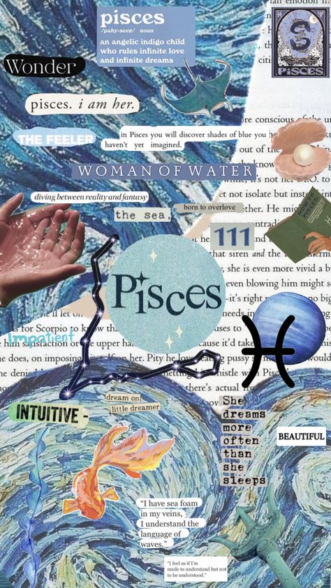 #pisces#zodiac#water Pisces Aura, Pisces + Core + Aesthetic, Peices Zodiac, Pisces Color, Venus In Pisces, Pieces Zodiac, Pisces Star Sign, All About Pisces, Pisces Quotes