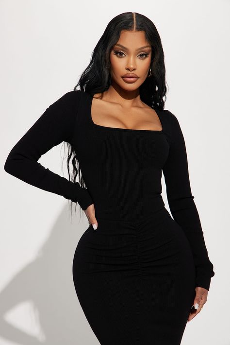 Jodie Joe Fashion Nova, Feminine Outfits Black Women, Snatched Bodysuit, Long Sleeve Purple Dress, Jodie Joe, Real Aesthetic, Purple Long Sleeve Dress, Purple Bodysuit, Blessed Wednesday