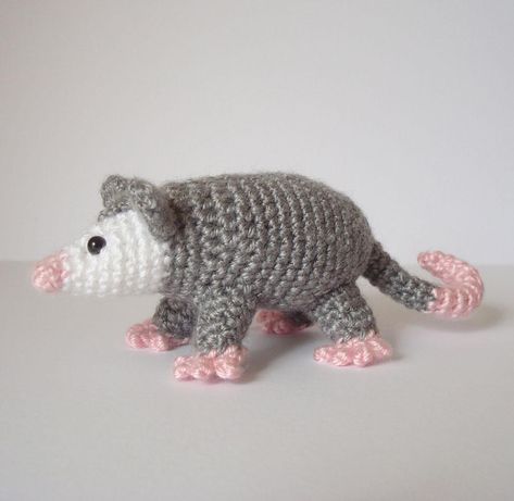 Crochet Opposum Pattern Free, Crochet Opossum Free Pattern, Possum Crochet Pattern Free, Amigurumi Opossum, Opossum Crochet Pattern Free, Crochet Possum Free Pattern, Possum Crochet Pattern, Possum Crochet, Crochet Possum