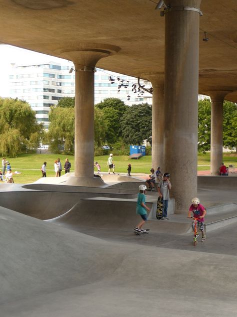 2012.07 Cityscapes from Stockholm Under Bridge Architecture, Underpass Design, Koshino House, Bridges Architecture, Under Bridge, Plaza Design, Urban Playground, Web Design Examples, Future Buildings