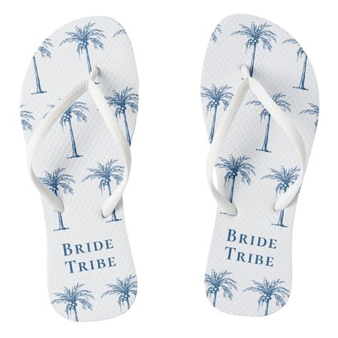 Wedding Flip Flops, Pattern Flip Flops, Palm Tree Pattern, Caribbean Wedding, Sand Sea, Colorful Patterns, Bride Tribe, Men's Sandals, Tropical Palm