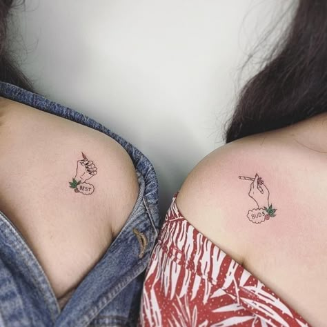 Tato Snake, Tato Star, Tato Set, Cute Best Friend Tattoos, Pair Tattoos, Matching Bff Tattoos, Cousin Tattoos, Maching Tattoos, Bestie Tattoos