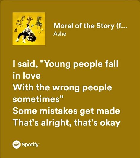 Moral Of The Story Lyrics Aesthetic, Spotify Lyrics Aesthetic Hindi, Moral Of The Story Ashe, Moral Of The Story Lyrics, Romantic Questions For Couples, Story Lyrics, Love Quotes For Crush, Always Love You Quotes, Intense Quotes