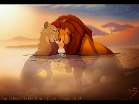 Mufasa and sarabi Mufasa And Sarabi, Lion King Mufasa, Lion King 1 1/2, Young Simba, Lion King Drawings, Lion King Pictures, City And Colour, Lion King Fan Art, Lion King 2