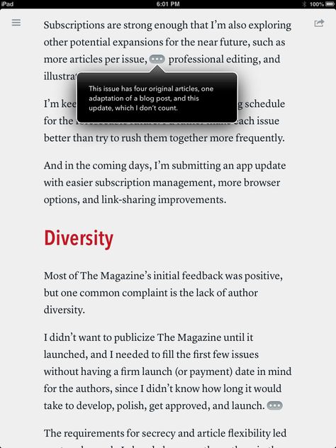 Inline footnote in The Magazine Footnote Design, Ui Components, Near Future, Interaction Design, Interactive Design, The Expanse, Blog Posts, Magazine, The Originals