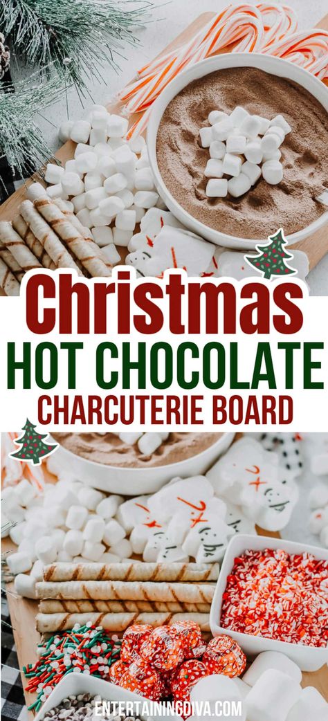 Hot Chocolate Charcuterie Board | Recipes Hot Cocoa Bar Party, Hot Chocolate Charcuterie Board, Hot Chocolate Charcuterie, Chocolate Charcuterie Board, Charcuterie Board Christmas, Chocolate Charcuterie, Holiday Recipes Thanksgiving, Chocolate Bowl, Summer Food Party