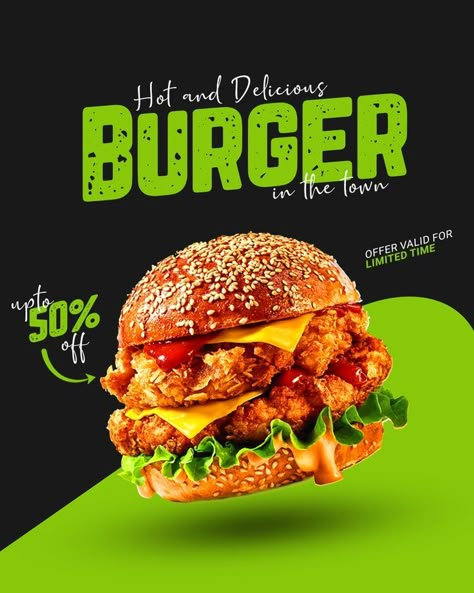 post design
graphics design Burger King Poster Design, Advertising Posters Design, Burger Design Ideas Graphics, Burger Poster Design Ideas, Graphic Designing Post, Burger Ads Design, Burger Social Media Post Design, Graphic Design Photoshop Ideas, Burger Poster Design Graphics