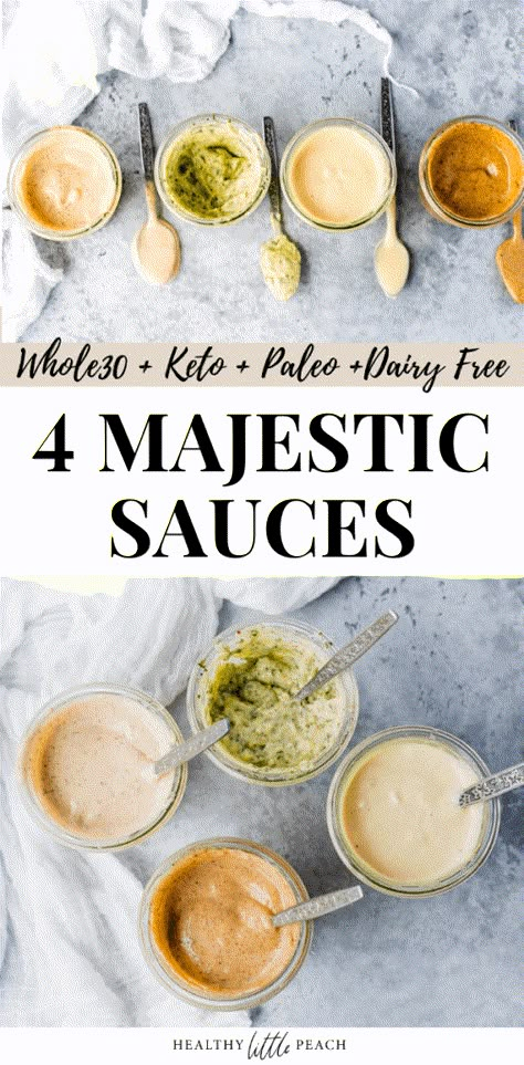 Whole30 Sauces, Whole 30 Sauces, Paleo Sauces, Whole 30 Meal Plan, Healthy Sauces, Keto Sauces, 30 Diet, Whole 30 Diet, Whole30 Keto