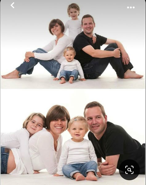 Studio Family Portraits, Family Photo Studio, Composition Photo, Big Family Photos, Family Studio Photography, Cute Family Photos, Family Photos With Baby, Family Photoshoot Poses, Family Portrait Poses