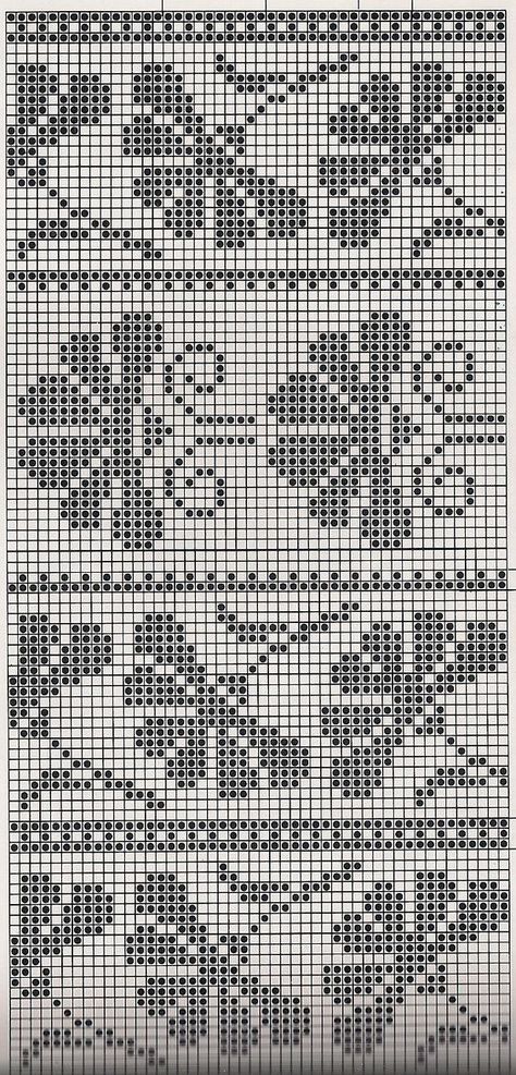 Fair Isle Chart, Mochila Crochet, Colorwork Chart, Fair Isle Knitting Patterns, Fair Isles, Colorwork Knitting, Fillet Crochet, Tapestry Crochet Patterns, Crochet Tapestry