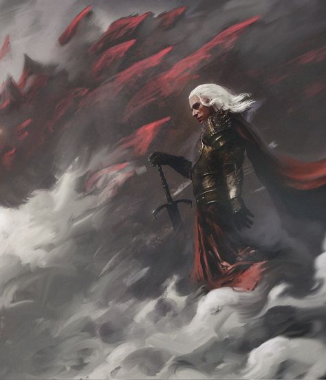 Game Of Thrones Artwork, Daemon Targaryen, Targaryen Art, Prince Art, Asoiaf Art, Targaryen Aesthetic, Gra O Tron, Art Landscapes, Game Of Thrones Art