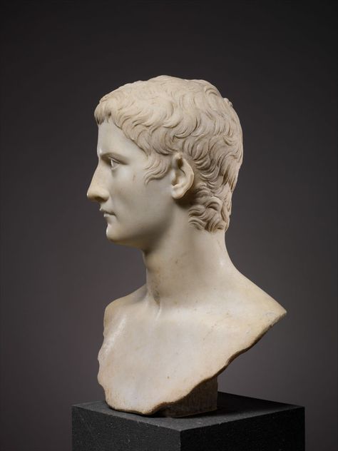 Marble portrait bust of the emperor Gaius, known as Caligula, Marble, Roman Caligula Roman Emperor, Roman Busts, Rodin Sculpture, Greek Statues, Roman Sculpture, Ancient Sculpture, Art Curriculum, Roman History, Greco Roman