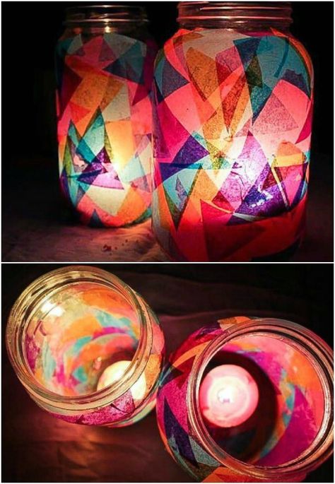 Lantern Ideas, Jar Lanterns, Garden Lanterns, Diy Lanterns, Pickle Jars, Christmas Garden, Diy Tips, Mason Jar Crafts, Jar Crafts