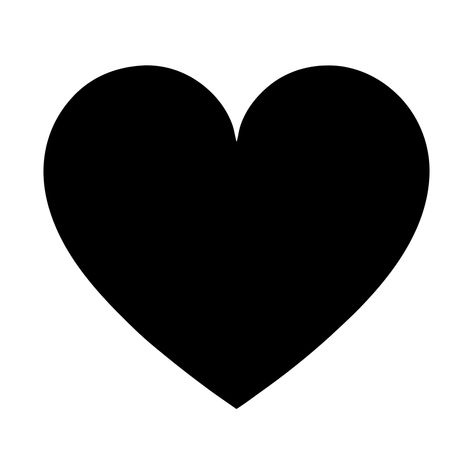 Heart Silhouette Vector Heart Silhouette Shape, Heart Clipart Black And White, Black Heart Png, Black Heart Icon, Heart Clipart Free, Vector Free Png, Black Love Heart, Boho Rainbows, For My Bf