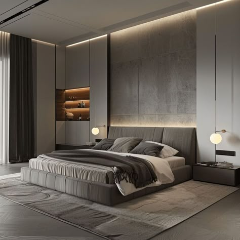 Master Bedrrom, Beautiful Bed Designs, Unique Bedroom Design, Classy Bedroom, Luxury Bedroom Master, Bedroom Master, Modern Bedroom Design, Luxury Bedroom, Small Room Bedroom