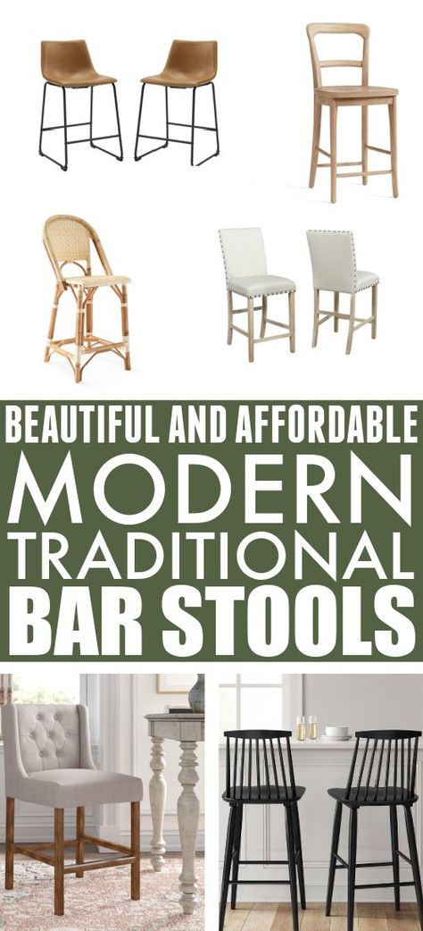 Bar Stools With Arms, Affordable Bar Stools, Traditional Bar Stool, Traditional Style Kitchen, Traditional Bar, Penny Board, Breakfast Bar Stools, Bar Stools Kitchen Island, Fashion Tumblr