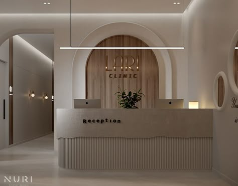 Dental clinic :: Behance Rustic Clinic Design, Minimalist Dental Clinic Design, Reception Desk Clinic, Dental Clinic Interior Reception, Small Clinic Reception Design, Modern Doctor Office Design, Dr Clinic Interior Design, Medical Aesthetic Clinic Design, Best Dental Clinic Design