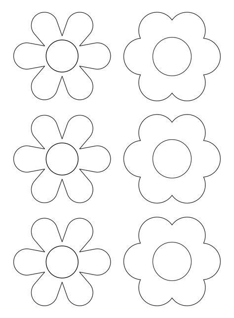 Paper Flower Templates Free Printable, Flower Templates Printable Free, Paper Flower Printable Templates, Free Paper Flower Templates, Flower Stencil Patterns, Flower Petal Template, Flower Templates Printable, Flower Stencils, Free Printable Bookmarks