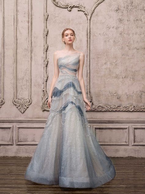 The Atelier Couture, Photo Clothes, Bridal Fashion Week, Couture Gowns, Glam Dresses, Bridal Couture, Beautiful Gowns, Couture Dresses, Blue Wedding