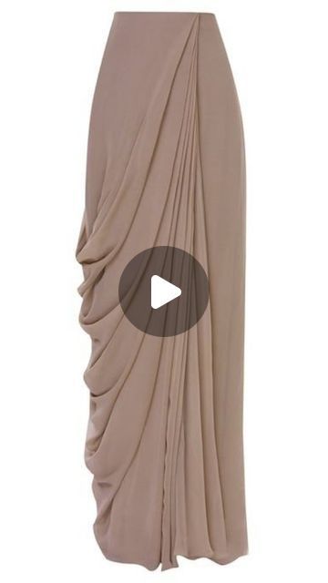 Long Skirt Sewing Pattern, Draping Fashion Design, Draped Skirt Pattern, Drape Skirt Pattern, Unique Skirts Design, 2024 Tips, Fashion Designing Institute, Multiway Bridesmaid Dress, Long Skirt Suits