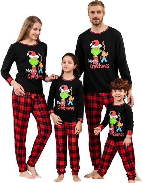 Our Family Pajamas Matching Sets for the Family are made from skin-friendly, gentle materials, offering superior elasticity. These PJs are breathable, soft, and comfy, while resisting pilling for long-lasting wear. Funny Christmas Pajamas, Matching Outfits Christmas, Christmas Pajamas For Family, Matching Family Christmas Pjs, Family Matching Pjs, Red Plaid Pants, Pajamas Matching, Holiday Pjs, Christmas Jammies