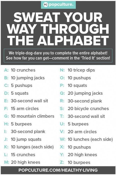 Exercise Through the Alphabet #Exercise #Through #the #Alphabet Alphabet Workout, Workout Morning, Nutrition Sportive, Trening Fitness, Popular Workouts, Gym Membership, At Home Workout Plan, Fitness Challenge, Diet Keto