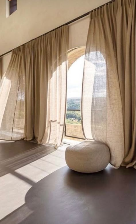 아파트 인테리어, Home Decor Ideas Bedroom, Living Room Decor Cozy, Decor Ideas Bedroom, Home Decor Ideas Living Room, Ideas Living Room, Yoga Studio, Sheer Curtains, Rooms Home Decor