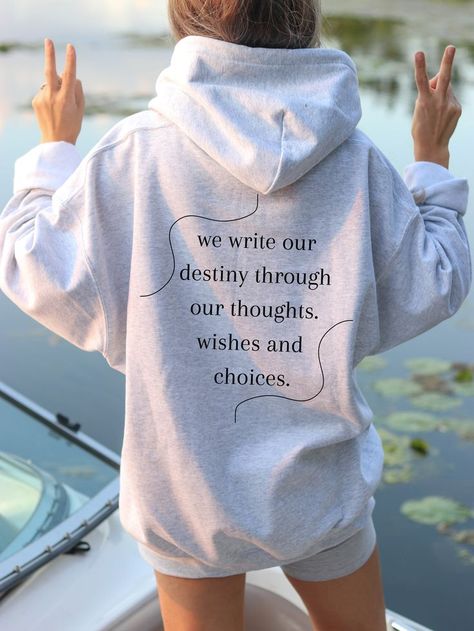 Quotes On Hoodies, Inspirational Hoodies, Hoodies With Quotes, Sarcastic Clothing, Motivational Hoodies, Clothing Brand Ideas, Clothes Business, Outfits For Moms, Hoodie Aesthetic