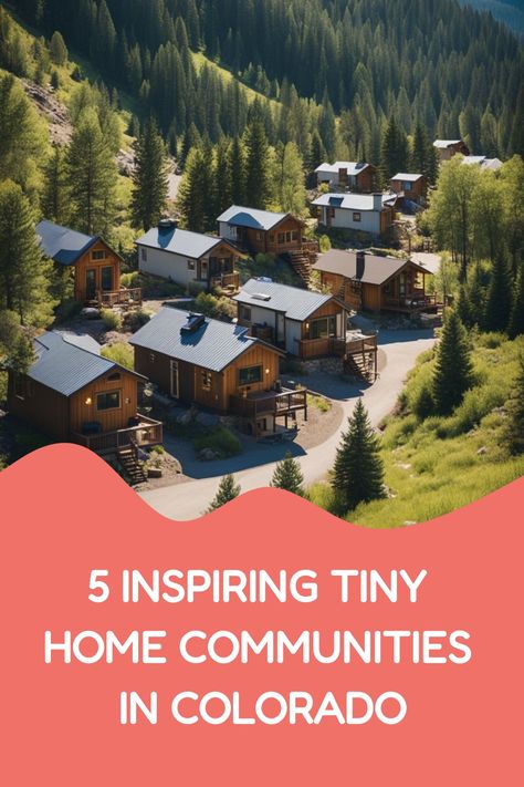 5 inspiring tiny home communities in Colorado nestled in a lush forest. Tiny Home Rental Community, Multi Tiny House Family Compound, Small Home Community, Tiny House Compound Layout, Tiny Home Community Ideas, Tiny House Community Ideas, Tiny House Community Layout Design, Tiny Home Communities, Tiny Home Community Layout