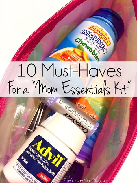 Switch purses and never worry about forgetting something! DIY your own "Mom Essentials Kit" w/these 10 purse essentials! #BeHealthyForEveryPartofLife (ad) Softball Mom Essentials, Cheer Mom Bag Essentials, Mom Purse Organization, Mom Purse Essentials, Mom Bag Essentials, Sports Mom Bag, Competitive Gymnastics, Competition Gifts, Mom Purse