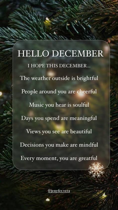 December Thoughts, Hello December Images, Hello December Quotes, December Wishes, Xmas Aesthetic, New Years Decor, December Images, Reason Quotes, New Month Quotes