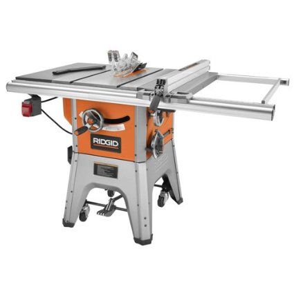 Amazon.com: RIDGID 10 in. 13-Amp Professional Table Saw | R4512: Home Improvement Table Saw Reviews, Portable Table Saw, Best Circular Saw, Best Table Saw, Diy Table Saw, Miter Saws, Woodworking Equipment, Woodworking Tools Workshop, Essential Woodworking Tools