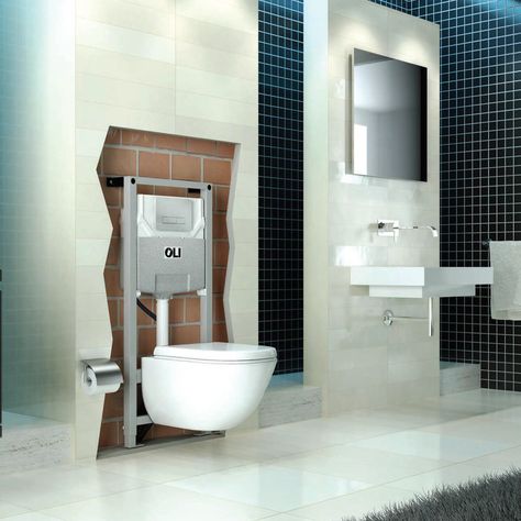 Wall Hung Toilet, Construction Industry, Wall Installation, Toilets, Sink Faucets, Faucet, Wall Mount, Wall Hanging, Flooring