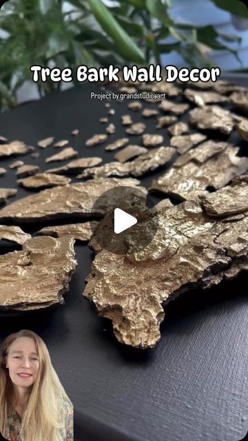 Thousands of Tips on Instagram: "Transform your space with this unique and textured wall art! Start with a black canvas and adhere tree bark using hot glue. Add a touch of elegance with gold paint. This project is perfect for adding a natural and rustic touch to your home.”

Credits:@grandstudio_art

#treebarkart #canvasart #wallart #homedecor #diyhomedecor #craftproject #diyinspiration #craftlove #diyhome #homesweethome #crafttime #diyenthusiast #diyaddict #homedecorideas #interiordecor #diyhomeimprovement #diyhomedecorideas #diyhomeprojects #upcycling #recycle #reuse #handmadehome #rusticdecor" Tree Bark Crafts, House Colors With Red Brick, Colors With Red Brick, Tree Bar, House Colors Exterior, Exterior House Paint Color, Paint Color Combinations, Exterior House Paint Color Combinations, Exterior House Paint